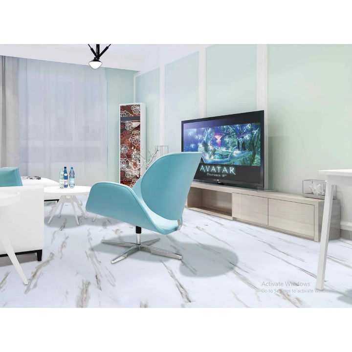 Set x 28 placa autoadeziva, AT PERFORMANCE®, pentru pardoseala sau perete, 10.08 m²/ box, PVC, 60 X 60 cm, Alb Nature