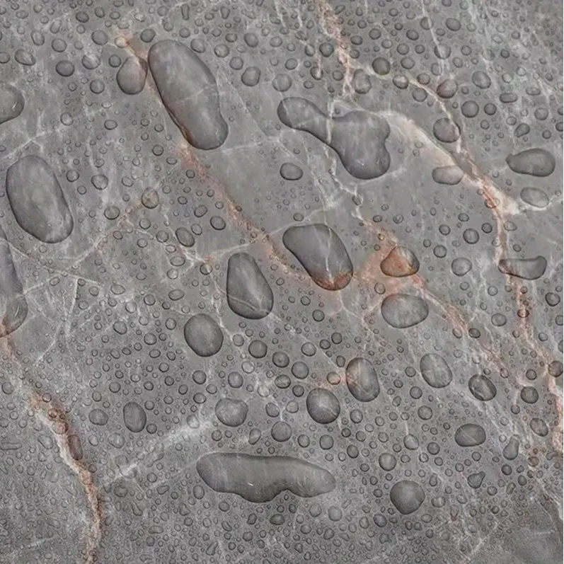 Rola tapet modern, imitatie de marmura At Performance rezistent, la apa, vinil, compact, autoadeziv, 60cmx 300 cm, gri inchis