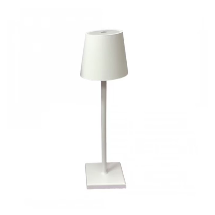 Lampa de masa, At Performance, led reincarcabila cu 3 temperaturi de culoare cald/rece/neutru, 38 cm x10 cm, culoare Alb