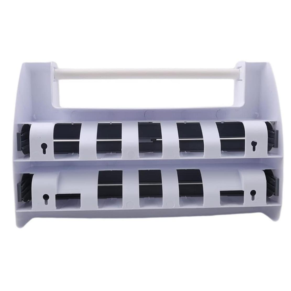 Dozator de Folie Aluminiu, Folie Plastic si Prosoape Hartie, At Performance, 3 in 1, Cutite Incluse si Kit Montaj Perete, 39 x 24 x 10 cm, Alb-gri