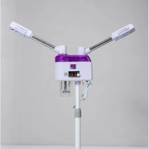 Steamer dublu, At Performance, Cald si Rece, Dispozitiv facial, Alb/Mov