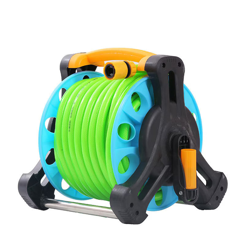 Furtun de gradina Verde, pe tambur AT PERFORMANCE®, 20m, Inclusiv duza si cuplaj