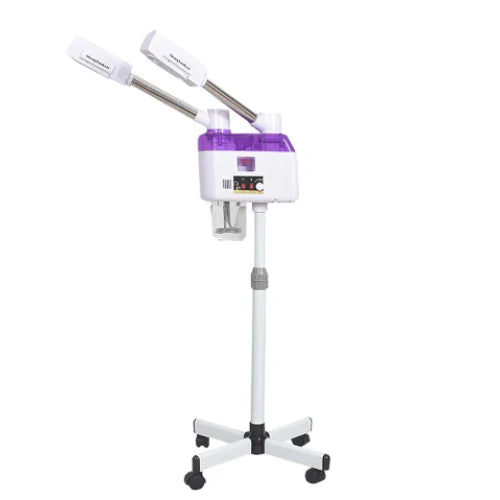 Steamer dublu, At Performance, Cald si Rece, Dispozitiv facial, Alb/Mov