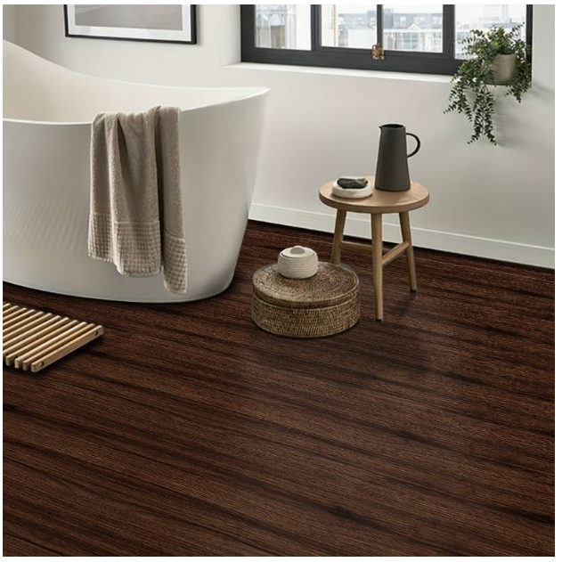 Set 10x Tapet top parchet, AT PERFORMANCE®, suprafata acoperire 1.8 mp, autoadeziv, waterproof, usor de montat, design modern, 30x60 cm, maro