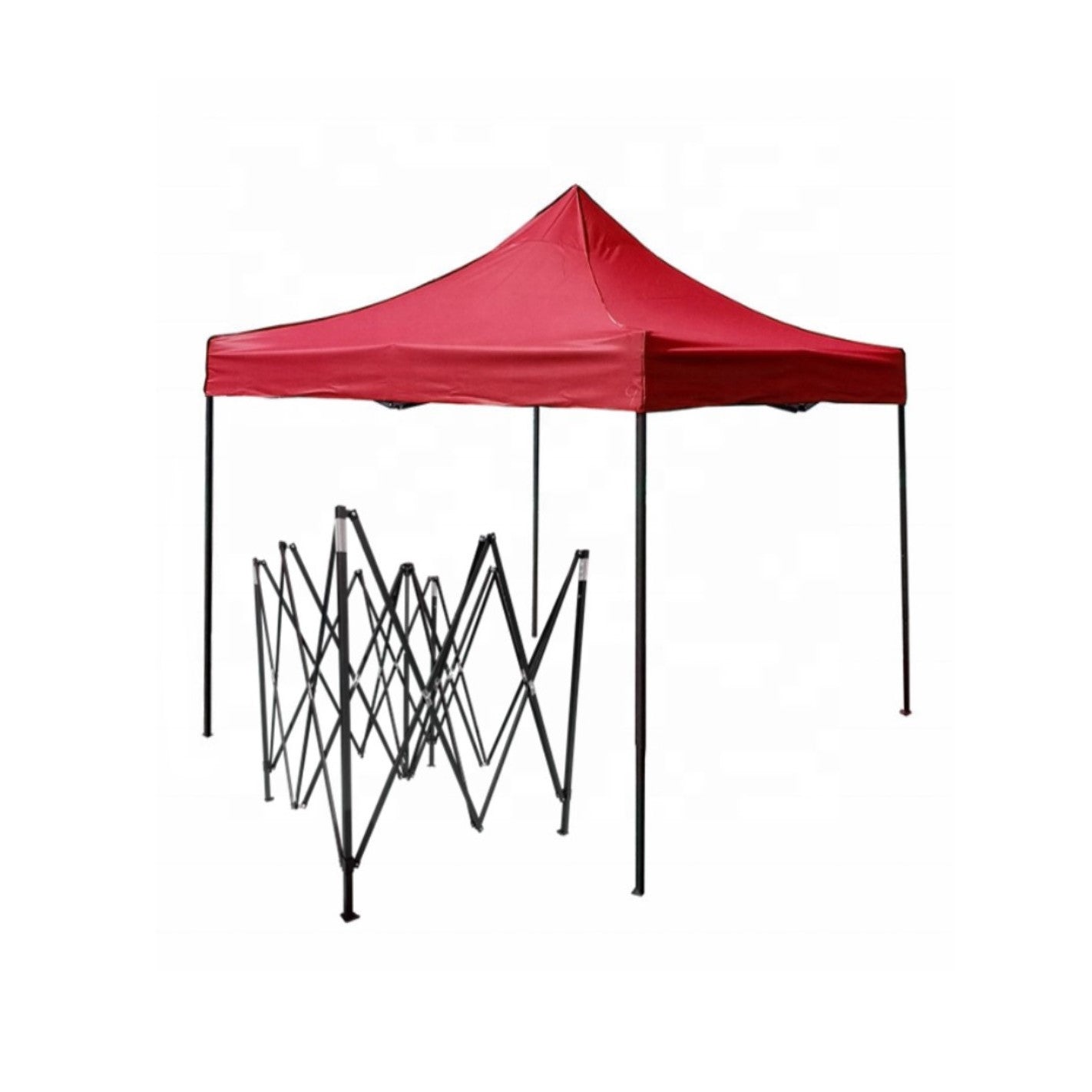 Cort tip Pavilion AT PERFORMANCE 3x3m Albastru, Verde, Alb, Rosu, Prelata Impermeabila, Pliabil, Structura Metalica Solida, Pentru Curte, Gradina, Evenimente