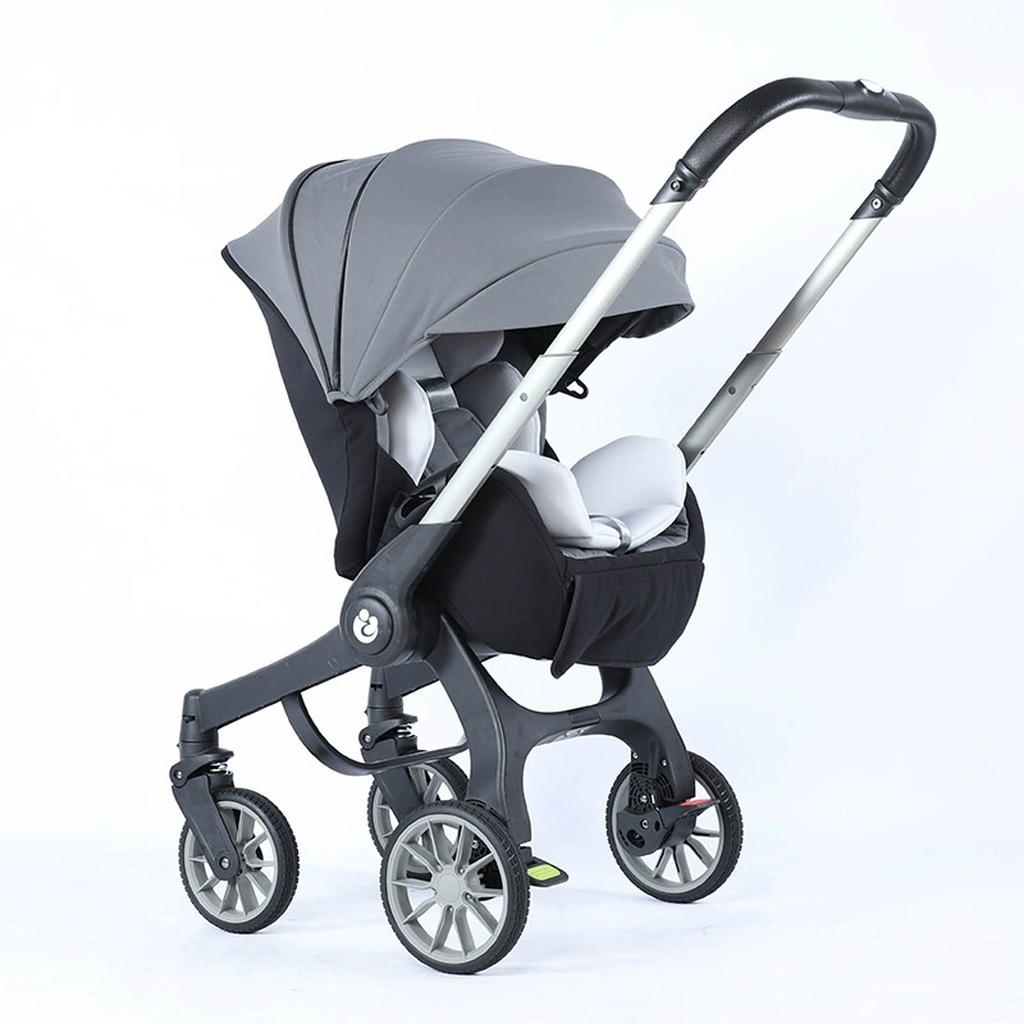 Cărucior Travel  4 în 1 pentru Bebeluși Stroller Plus 2053 – Sistem Multifuncțional, 0-3 Ani