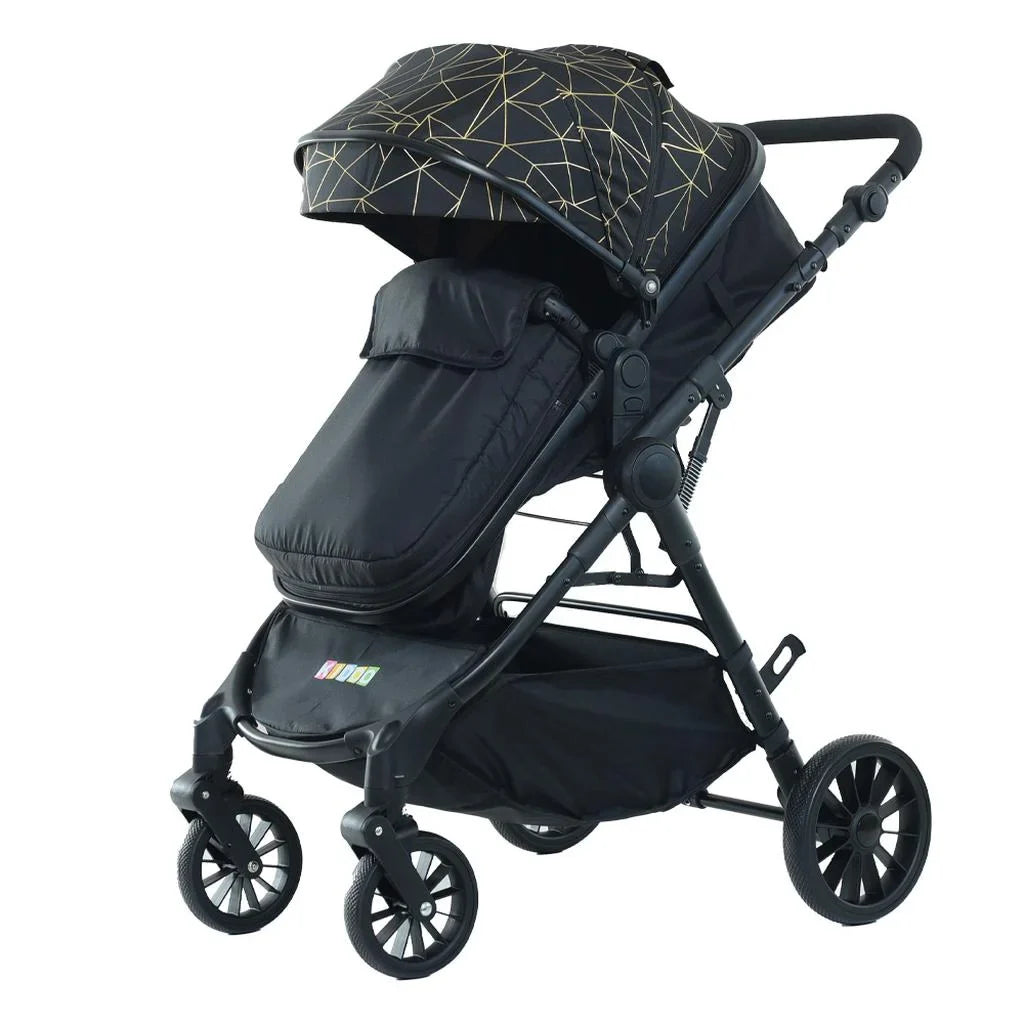 Cărucior 3 în 1 KIDOO – auto i-Size, landou, scaun sport și scoică auto. Suspensii, pliere rapidă, copertină extensibilă, centură 5 puncte. Ideal 0–36 luni. Sistem complet pentru părinți.