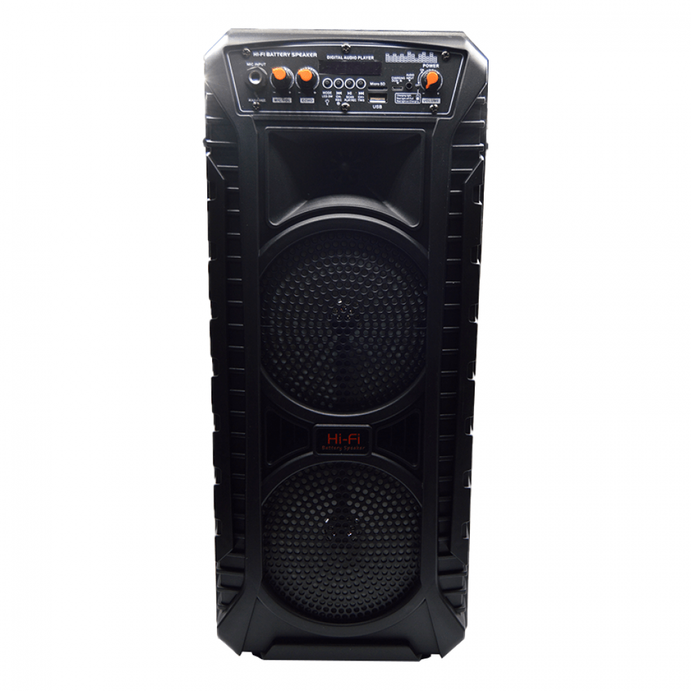Boxa Activa Portabila  XXL 608, 250 W, 2 Subwoofere De 6.5 Inch , USB, Radio, Blueooth ,Microfoan CU Fir CADOU CASTII wireless i9s