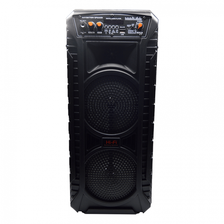 Boxa Activa Portabila  XXL 608, 250 W, 2 Subwoofere De 6.5 Inch , USB, Radio, Blueooth ,Microfoan CU Fir CADOU CASTII wireless i9s