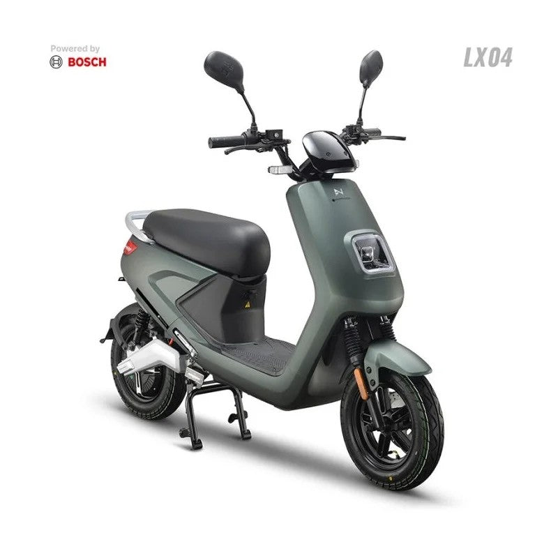 Scuter Electric N-Moto LX04 – Verde, Motor BOSCH 1440W, Autonomie 80 km, Dimensiuni 1750×570×1140mm, Greutate 80kg, Viteză 25 km/h, Fără Permis, CIV, COC & EEC+ Cadou Tricou N-Moto