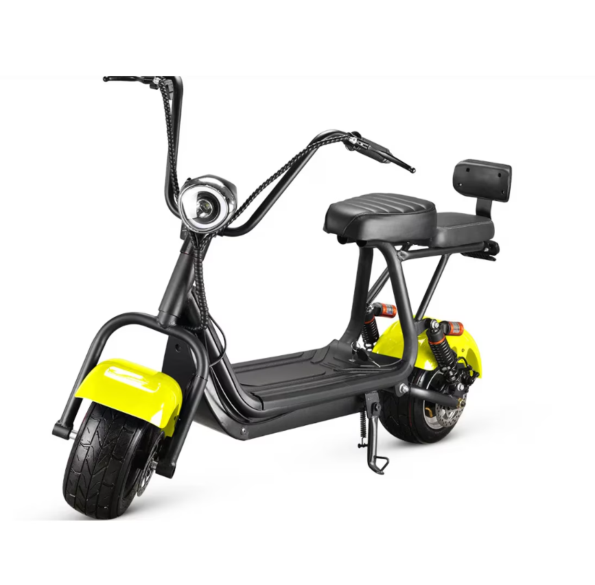 Mini Harley Electrică 800W 48V | Scuter Urban AT PERFORMANCE®, Autonomie 35 km, Se Conduce Fără Permis 25 km/h Dimensiuni 141 x 31 x 64 cm